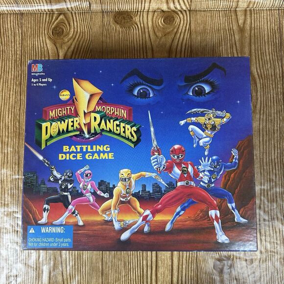 Vintage Power Rangers Battling Dice Game Rare Milton Bradley 1994‎ Complete - Picture 16 of 16